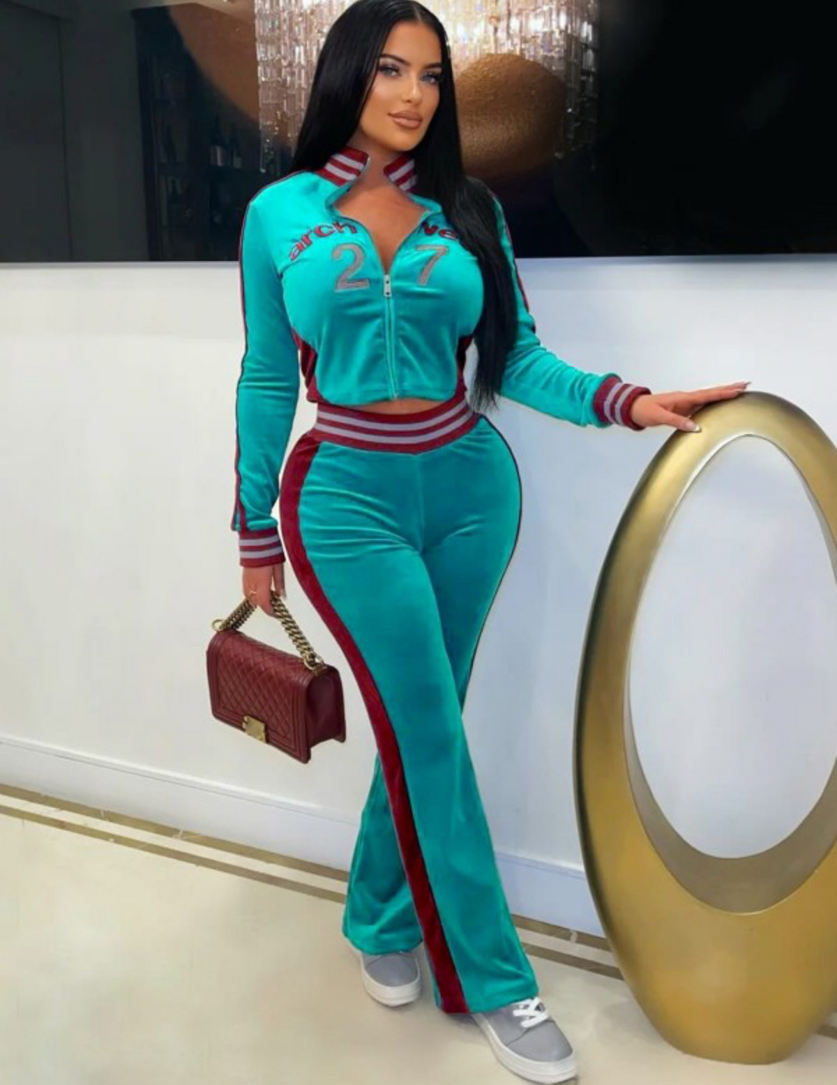 Pretty Girl Archives Velour Track Set