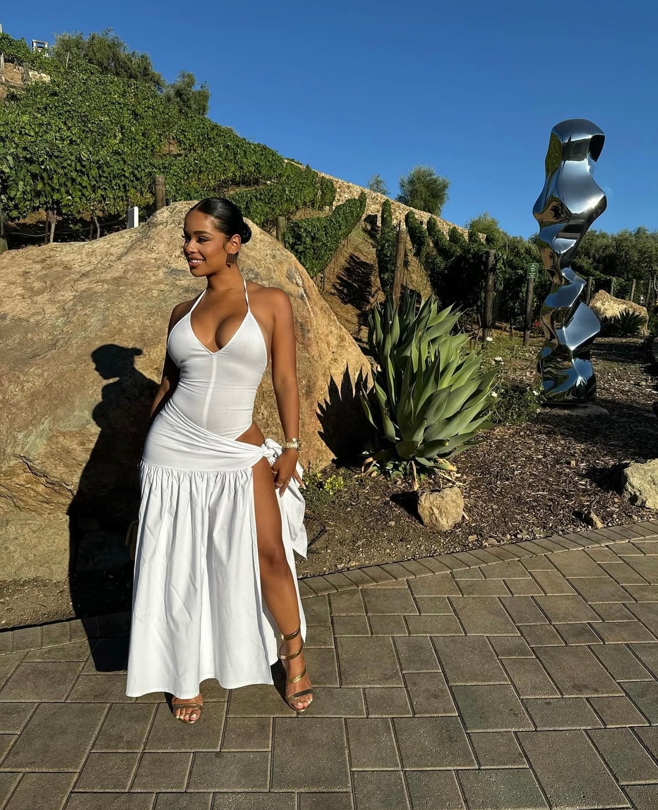 Bali glow dress set