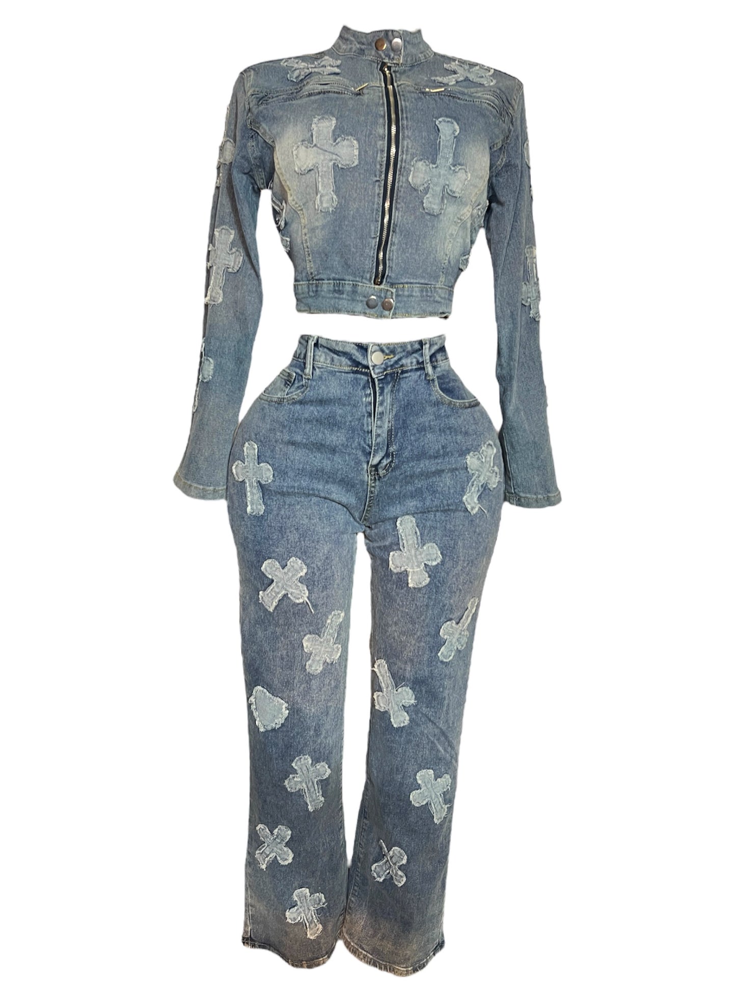 Light Cross Patch Jacket