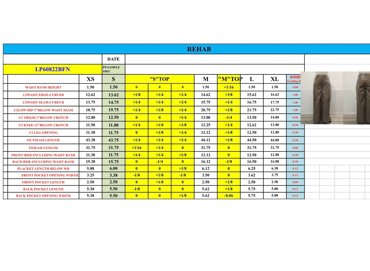 Midnight leather cargo pants