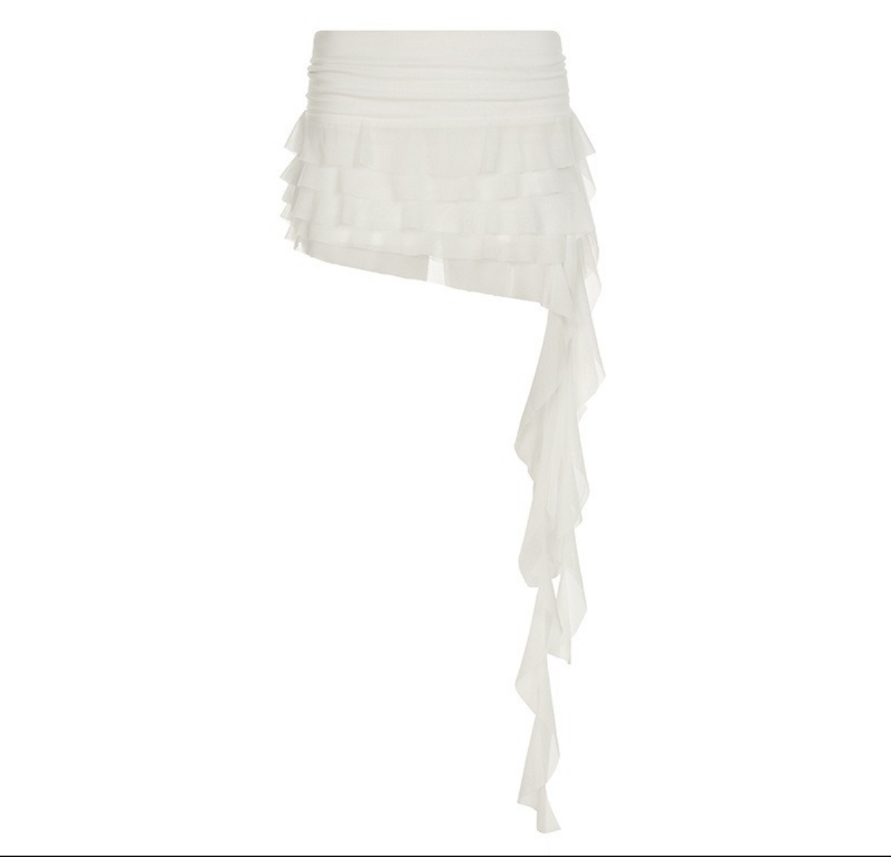 Soft Drama Ruffle Mini Skirt
