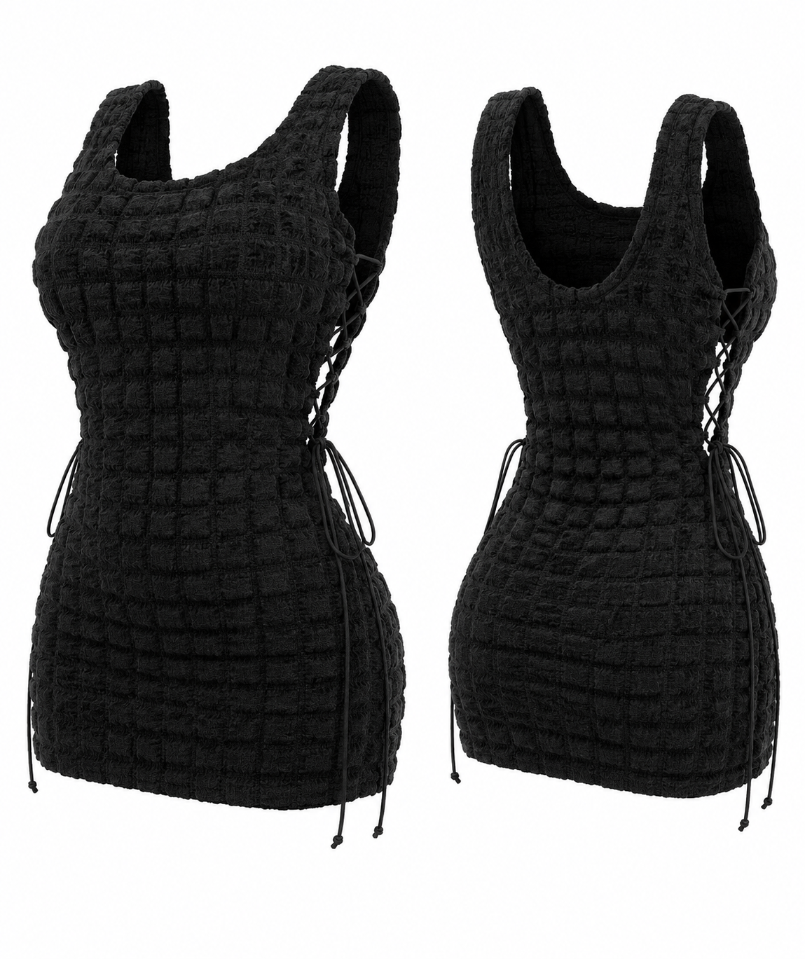Laced in Pressure Mini Dress