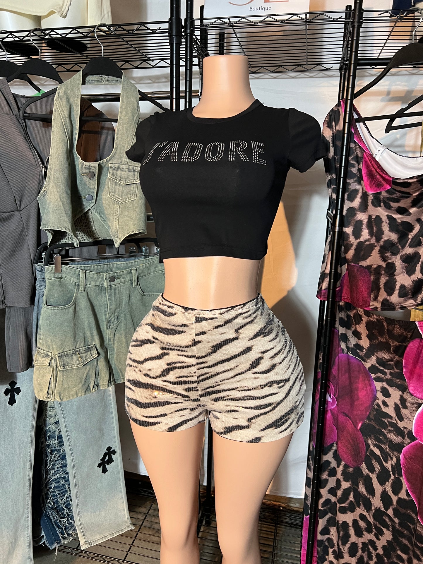 Jungle Daze Sequins Shorts