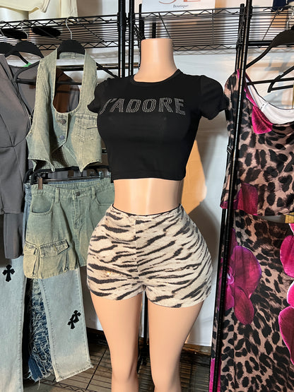 Jungle Daze Sequins Shorts