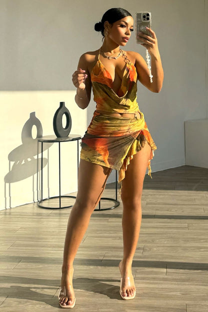 Ivy mesh dress