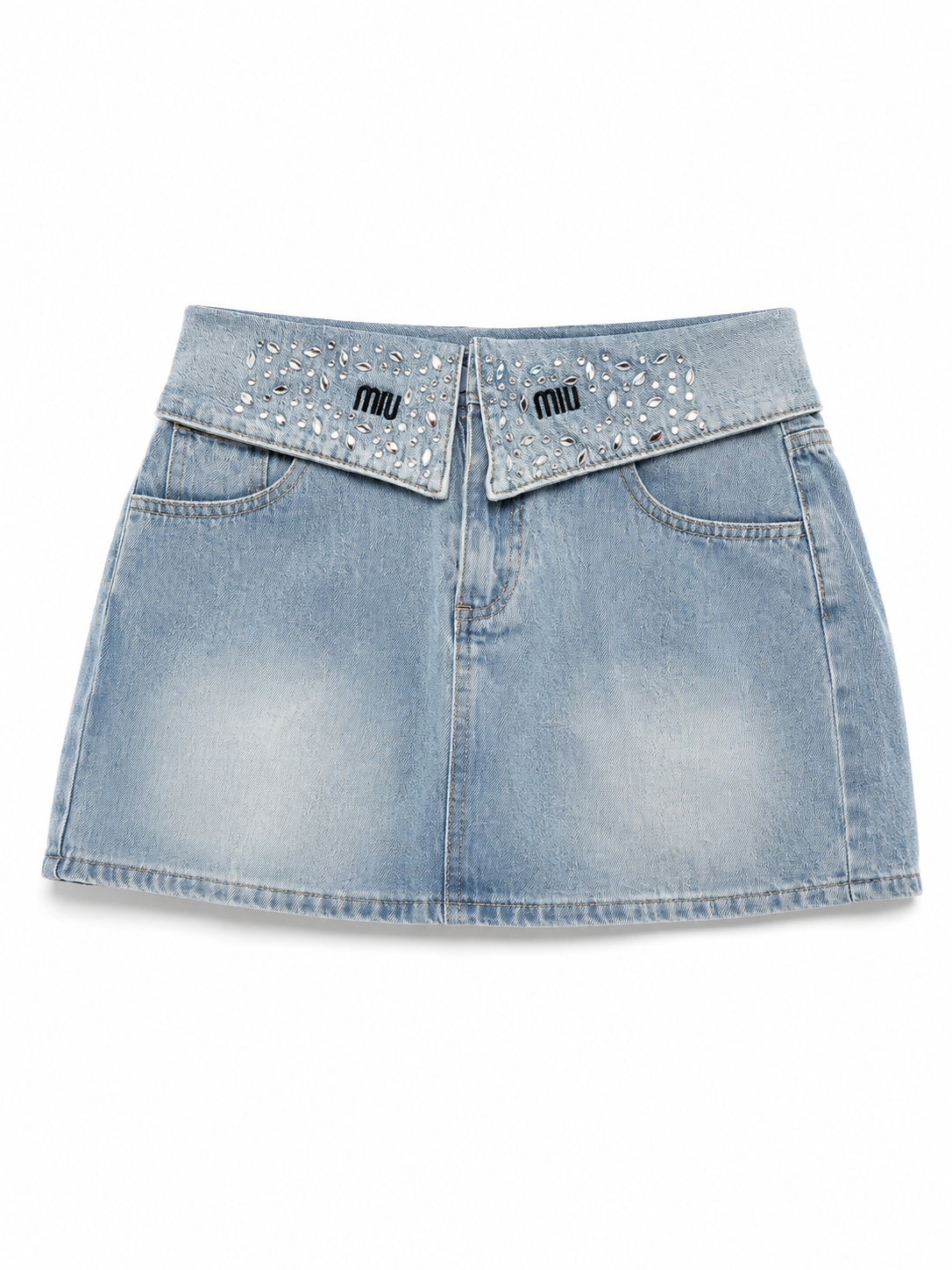 MiuMiu Denim Mini skort