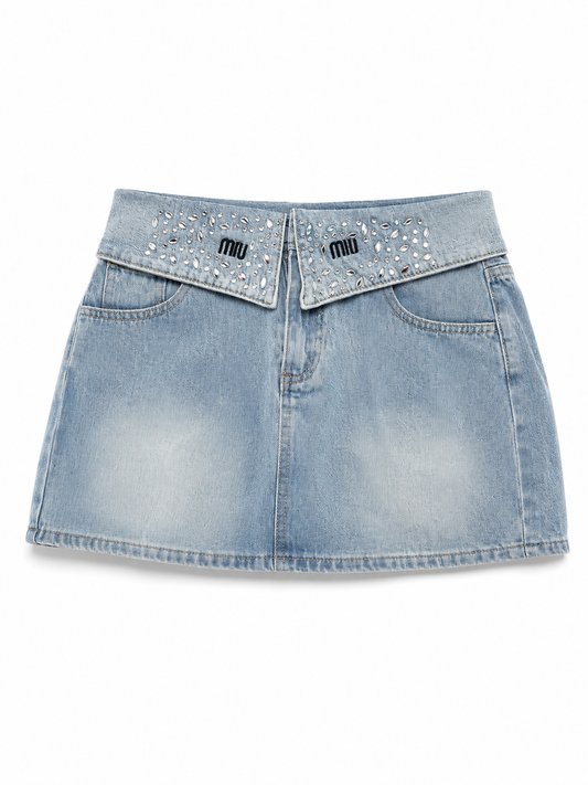 MiuMiu Denim Mini skort