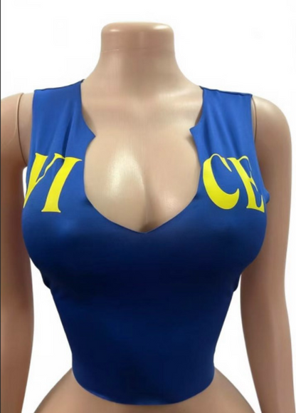 Vice cut crop tank