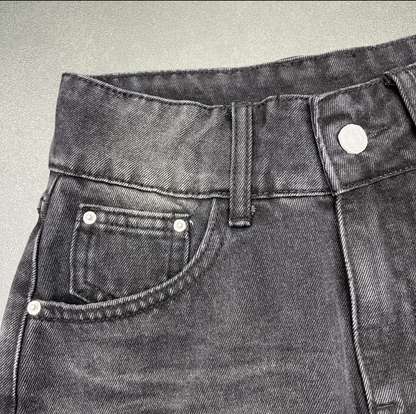 Rivet Rules Denim Skort