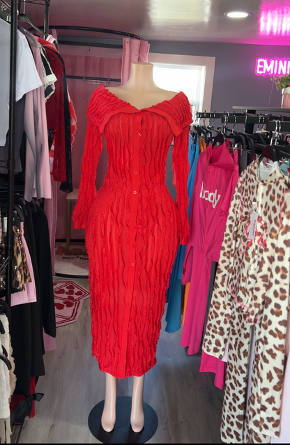 Main Character Energy Ruched Maxi Dress