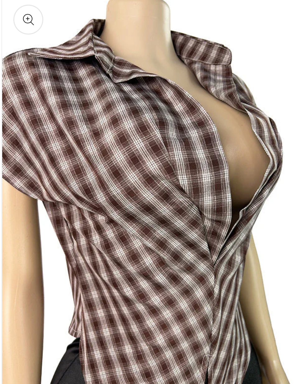 Checked Out Top