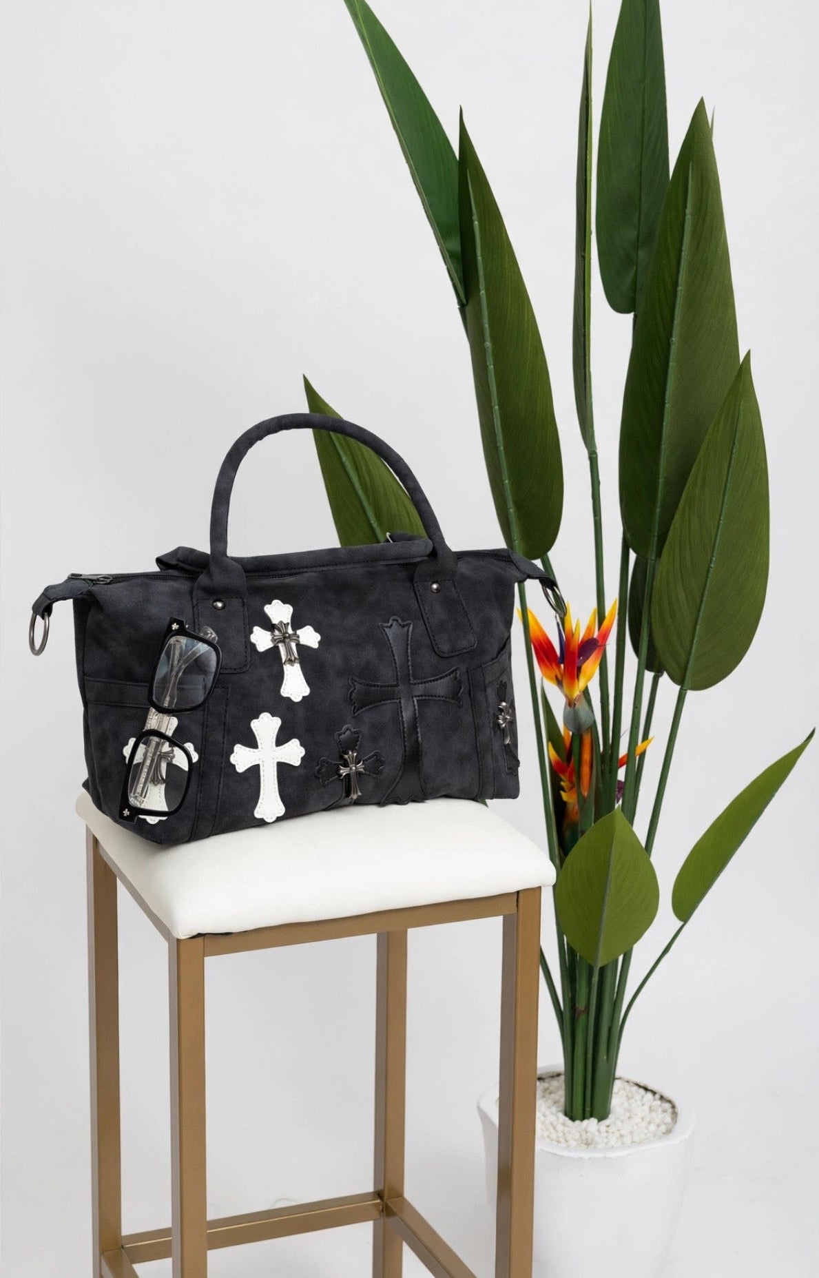 Crossed Up Tote Bag
