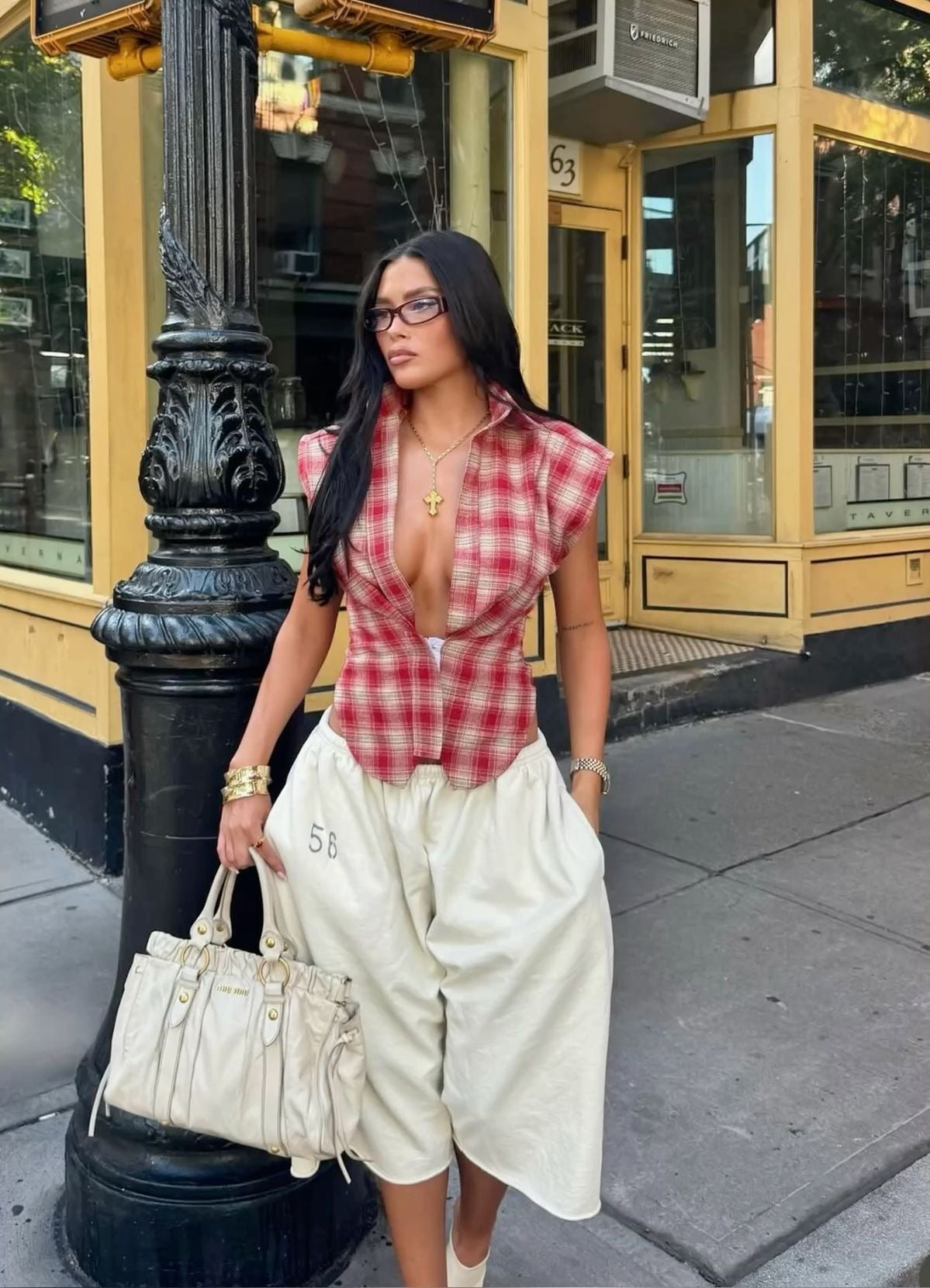 Checked Out Top