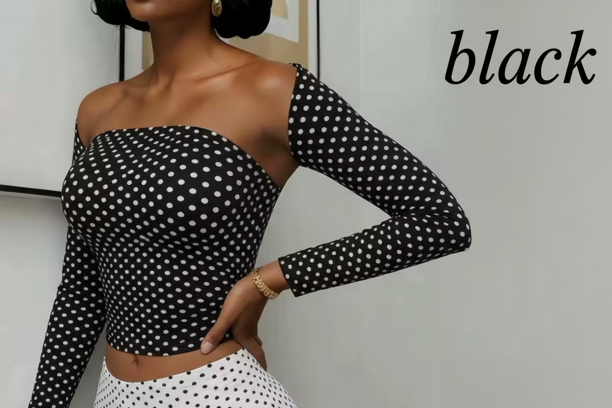 Dot Me Down Polka 2-Piece Short Set