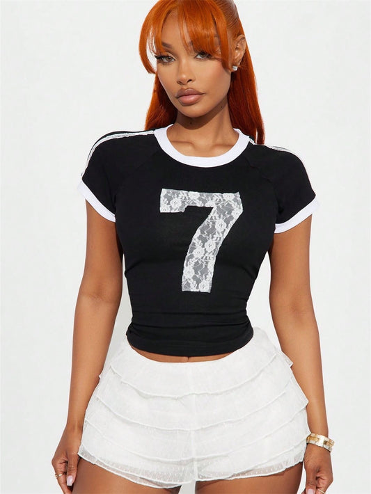 Lace-Up Baby Tee