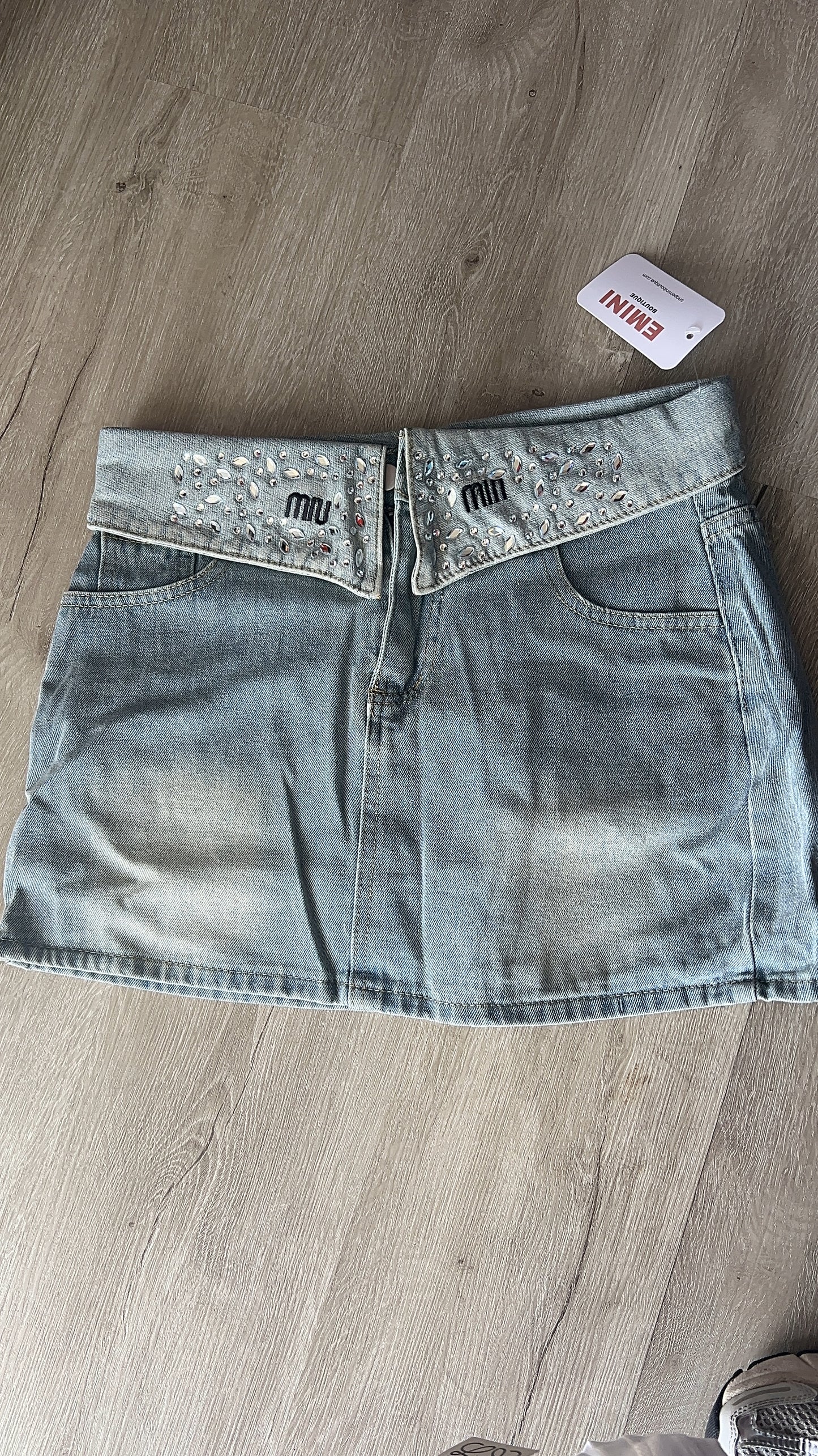 MiuMiu Denim Mini skort