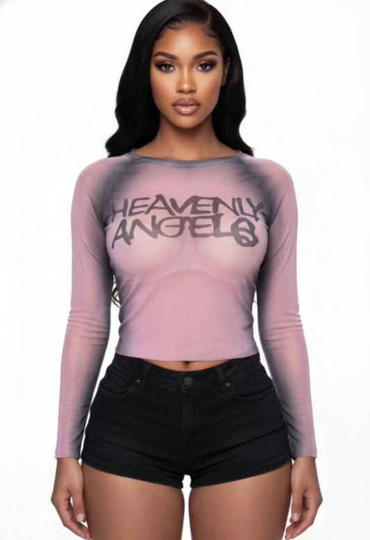 Heavenly Angels mesh long sleeve
