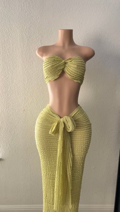 Bahama breeze maxi dress set