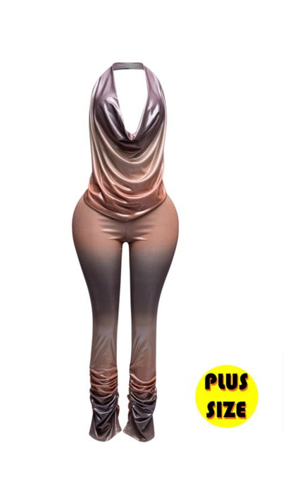 After Dark Ombre Halter Set