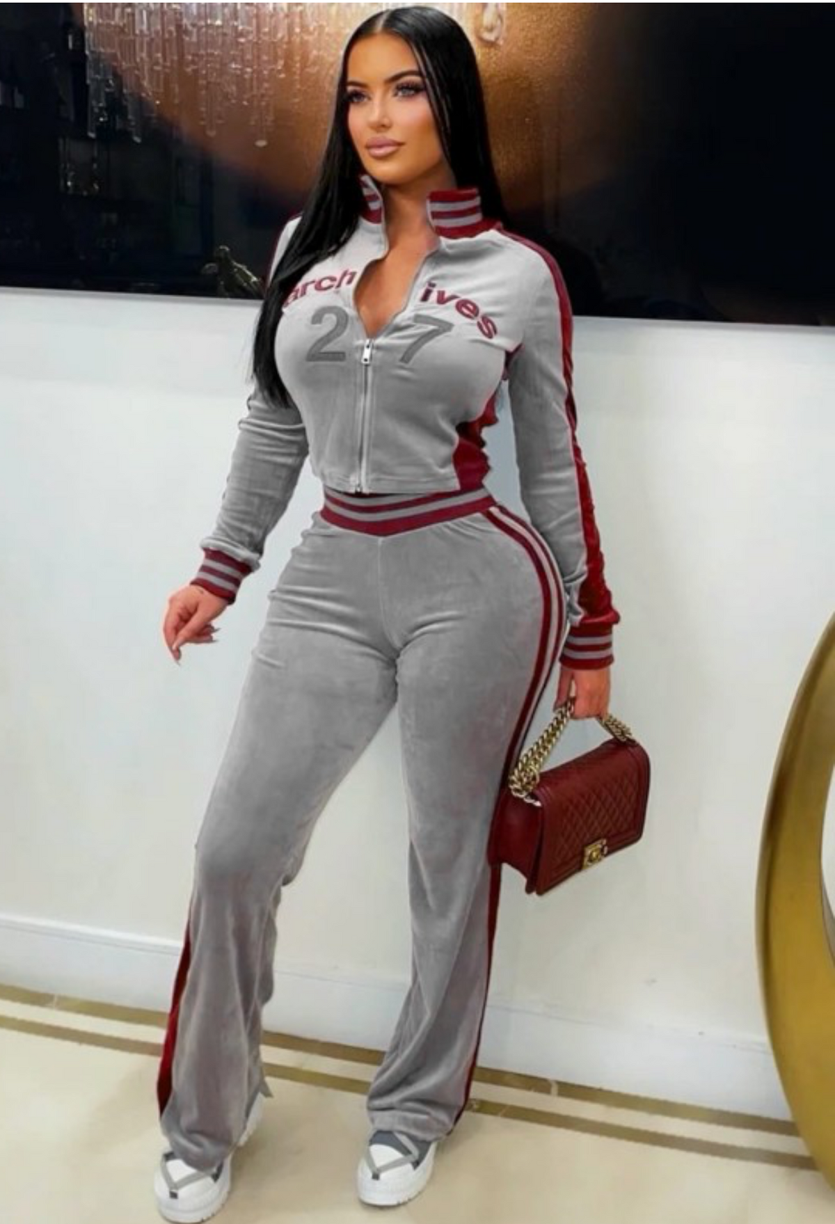 Pretty Girl Archives Velour Track Set