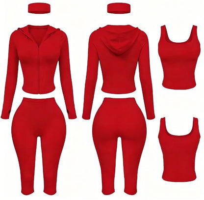 Off-Duty Essential 4-Piece Capri Set