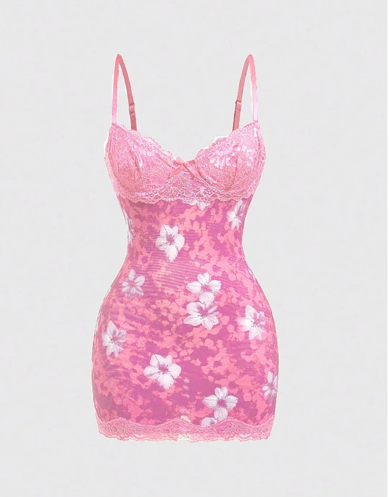Blossom Temptation Lace Mini Dress