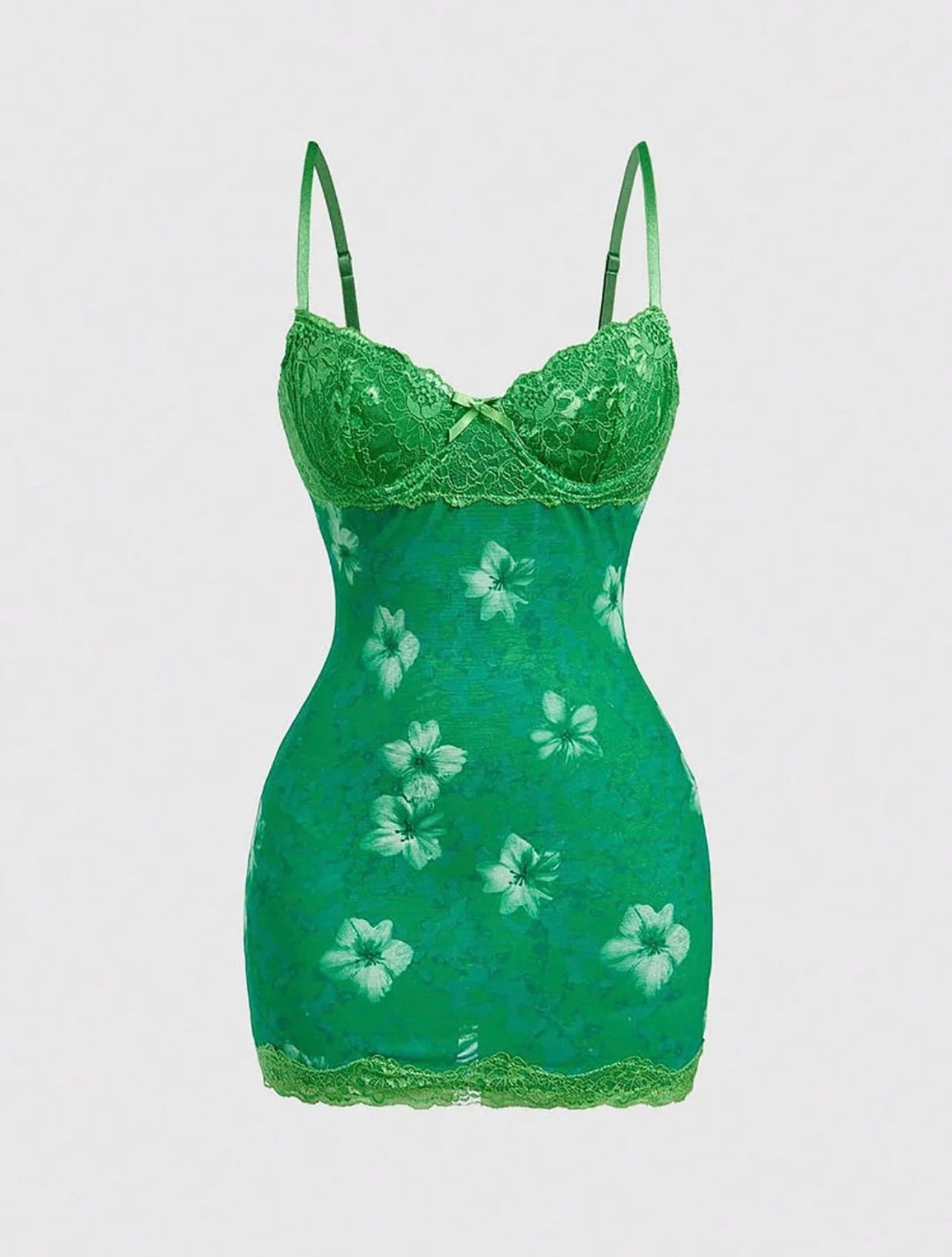 Blossom Temptation Lace Mini Dress