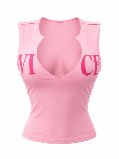 Vice cut crop tank