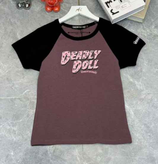 Chrome Hearts Deadly Doll Baby Tee