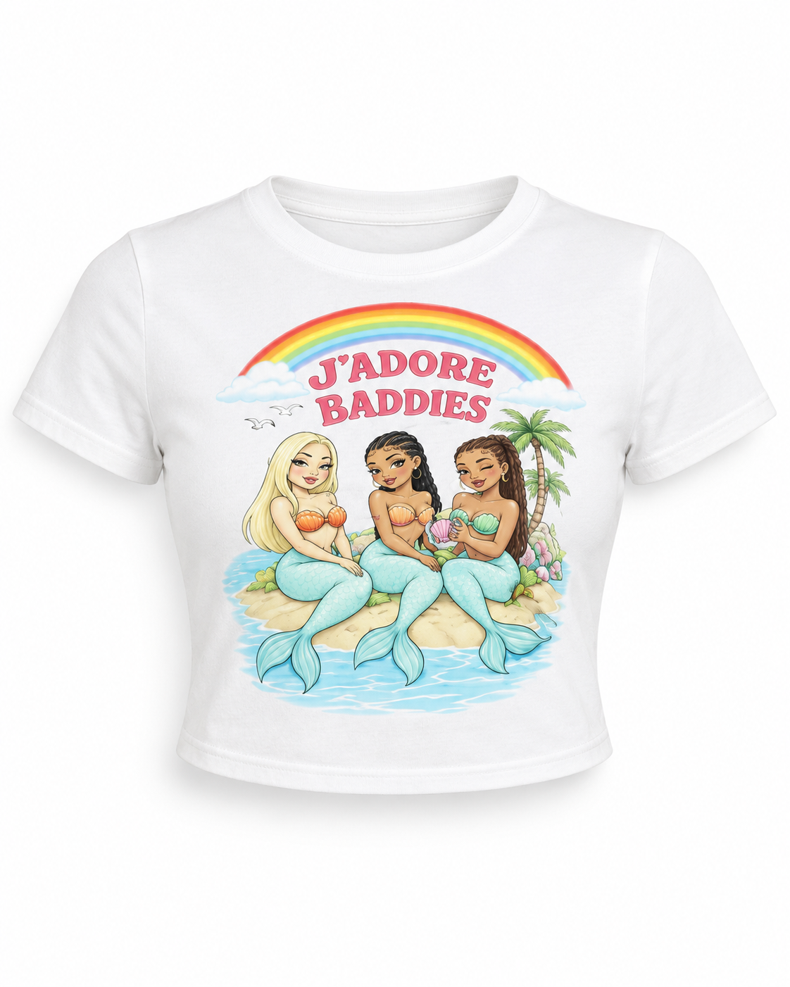 J’Adore Baddies Mermaid Baby Tee