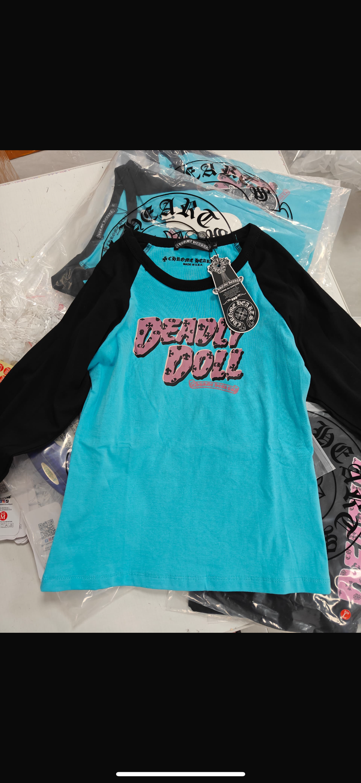 Deadly Doll Chrome Hearts Long sleeve tops