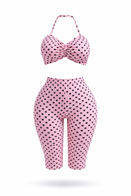 Retro Doll Polka Dot Set