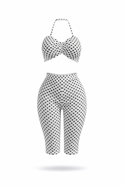 Retro Doll Polka Dot Set