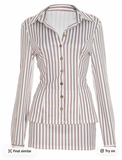 No Competition Stripe mini skirt Set