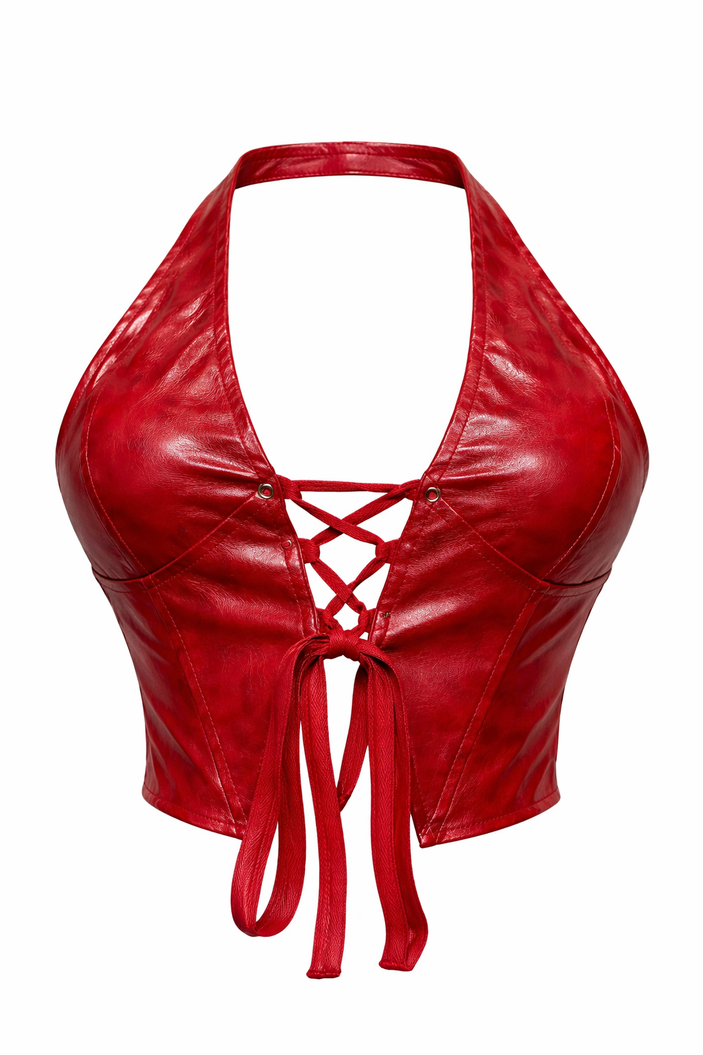 No Rules Lace-Up Halter Top