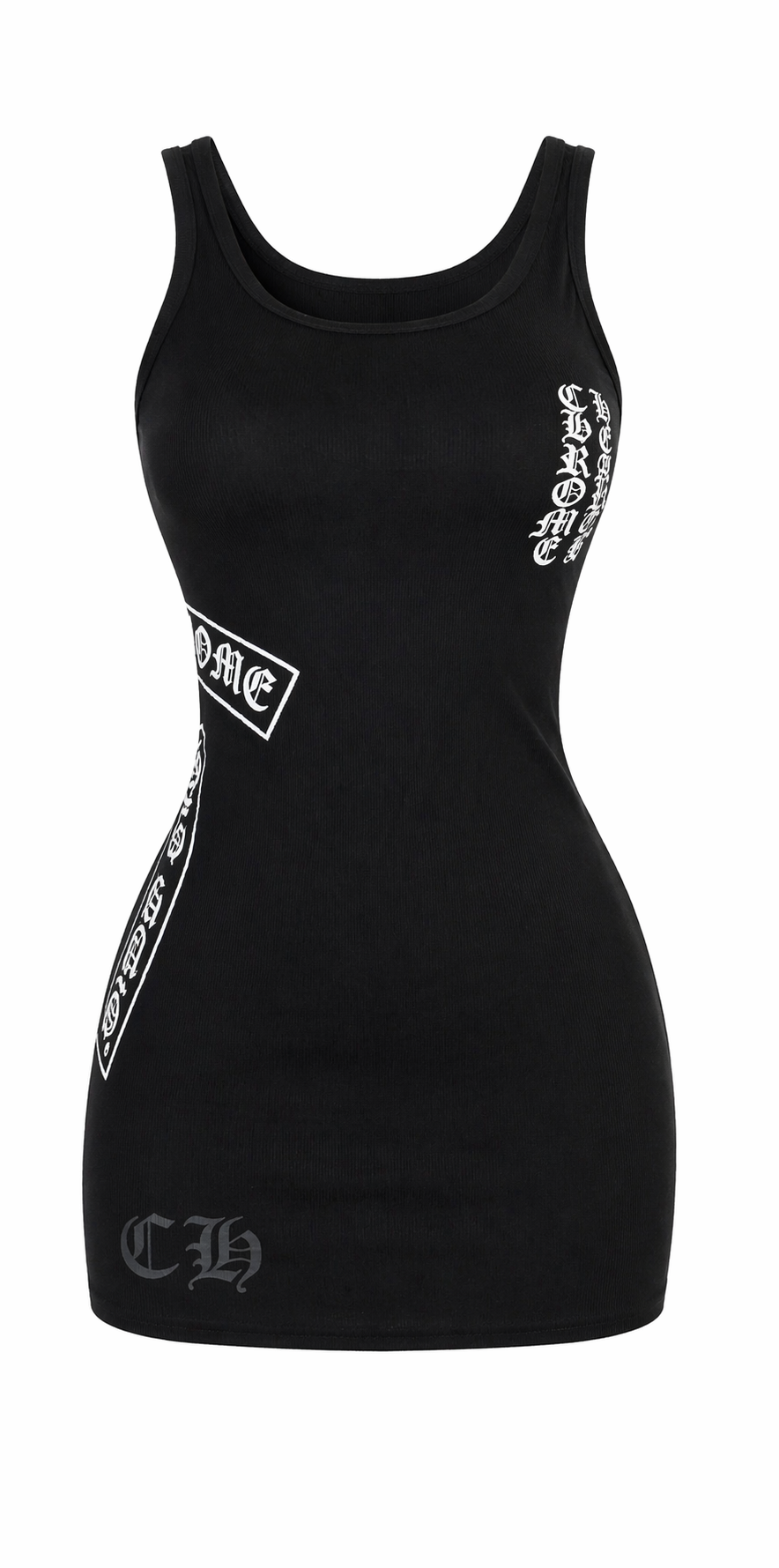 Chrome Baddie Mini Dress