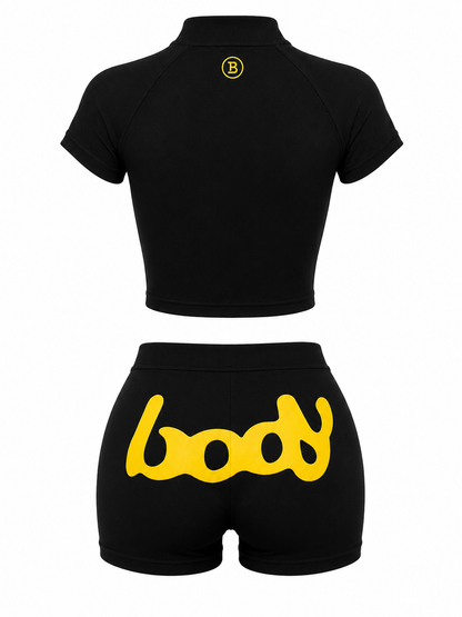 Body is tea shorts set