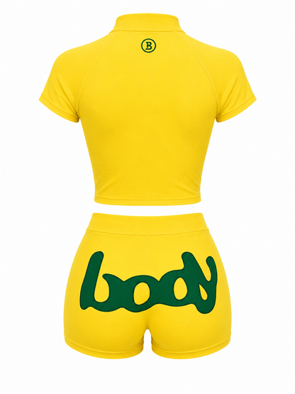 Body is tea shorts set