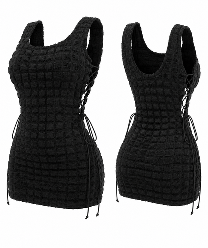Laced in Pressure Mini Dress